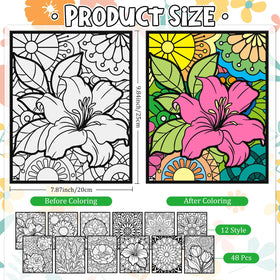 Cinrobiye velvet posters showcase mandala patterns for focused coloring and calm.