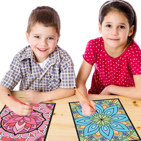 Cinrobiye velvet posters with raised edges guide color staying inside lines for neat artwork.