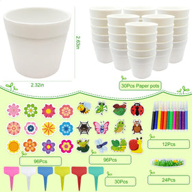 Cinrobiye watercolor pens set for vibrant pot designs and crafts.