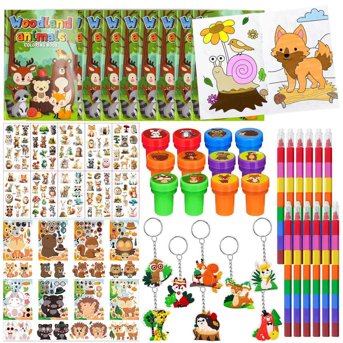 Cinrobiye woodland coloring books for kid-friendly party activities and creativity