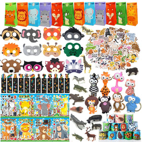 CIRDOTSH safari party favors pack cover, a complete jungle theme overview for planners