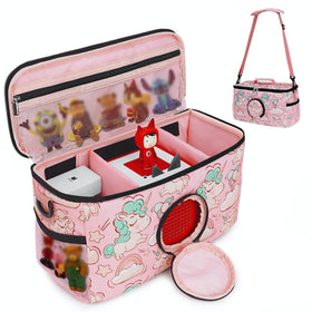 Ciseret carrying case for Toniebox starter set with organized compartments for travel.