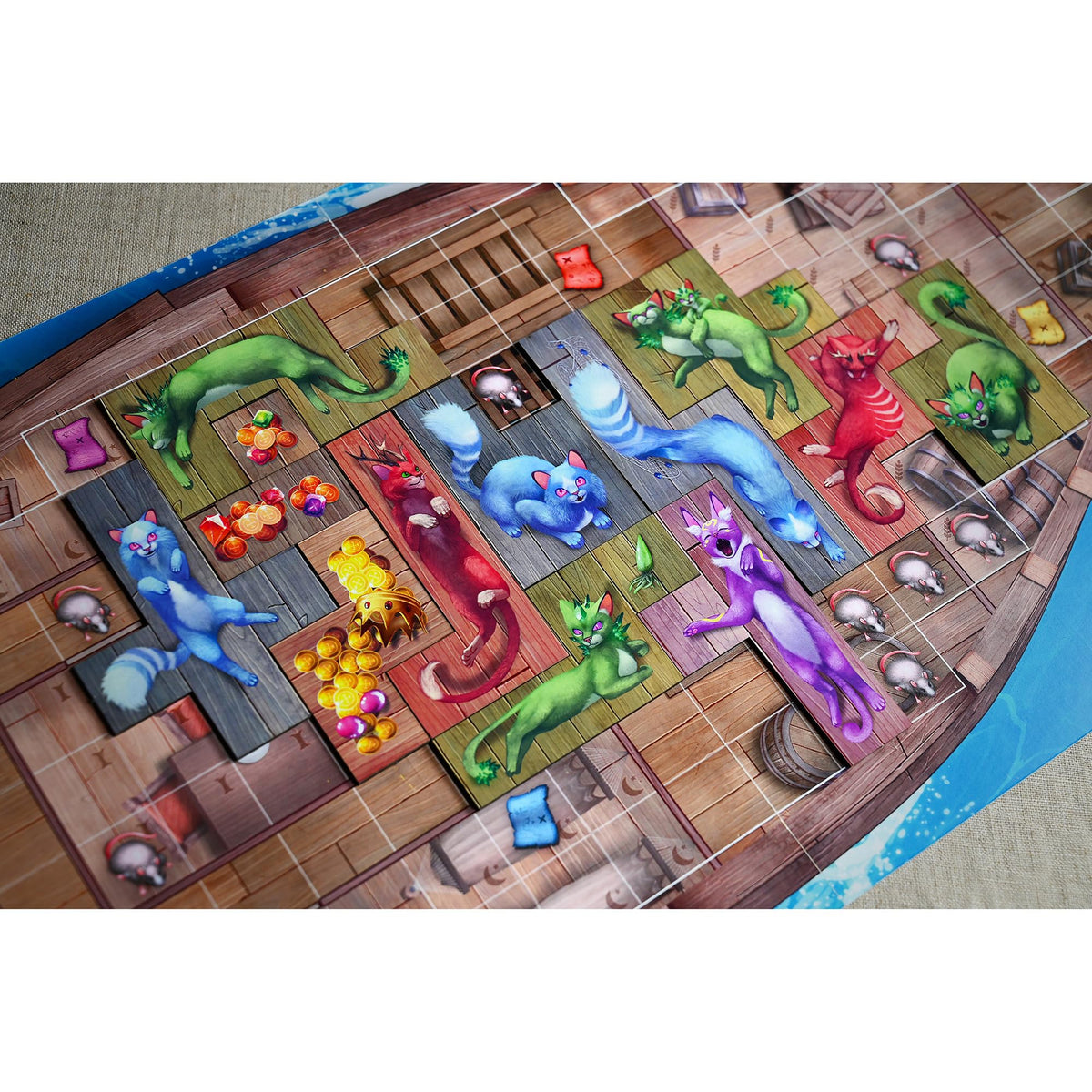 City of Games Isle of Cats: tile placement challenges that reward planning and teamwork.