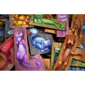 City of Games Isle of Cats: colorful cat tiles for strategic polyomino puzzles.