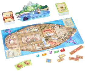 City of Games Isle of Cats: treasure tokens and Oshax friends enriching exploration.
