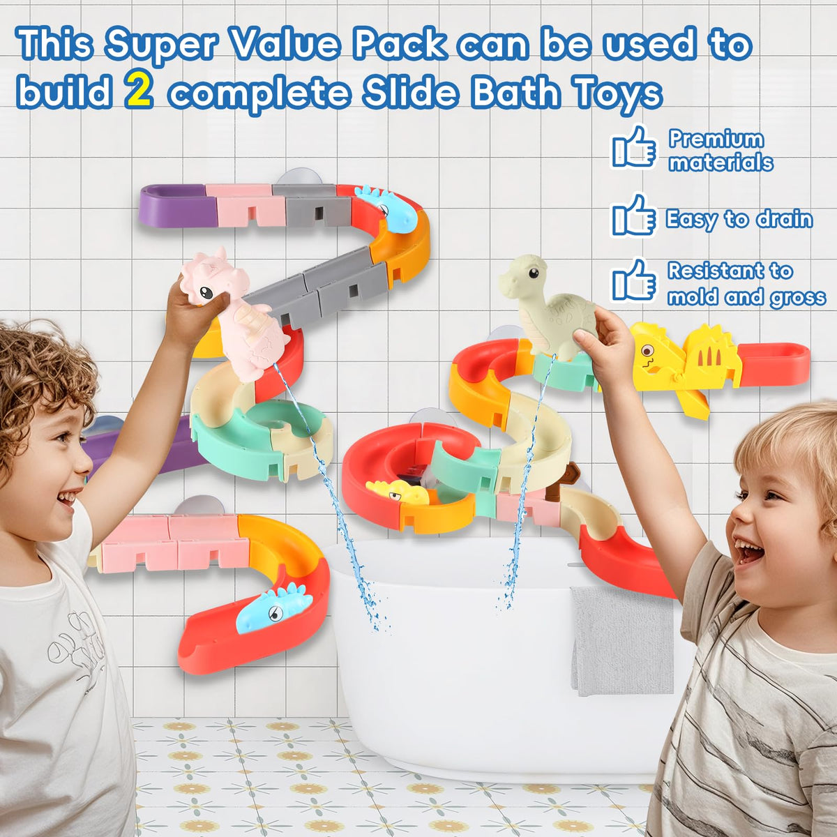 CIUGEO dinosaur bath toy measuring cup for precise bath time measurements
