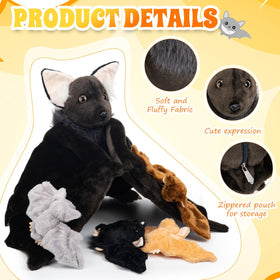 Civaner baby bat plush, cozy and portable for hugs.