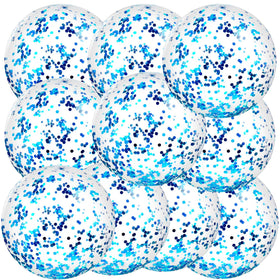 Civaner blue glitter beach ball 16in for pool parties and photo-worthy moments.