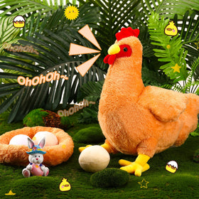 Civaner chicken plush gift set ideal for birthdays and celebrations.