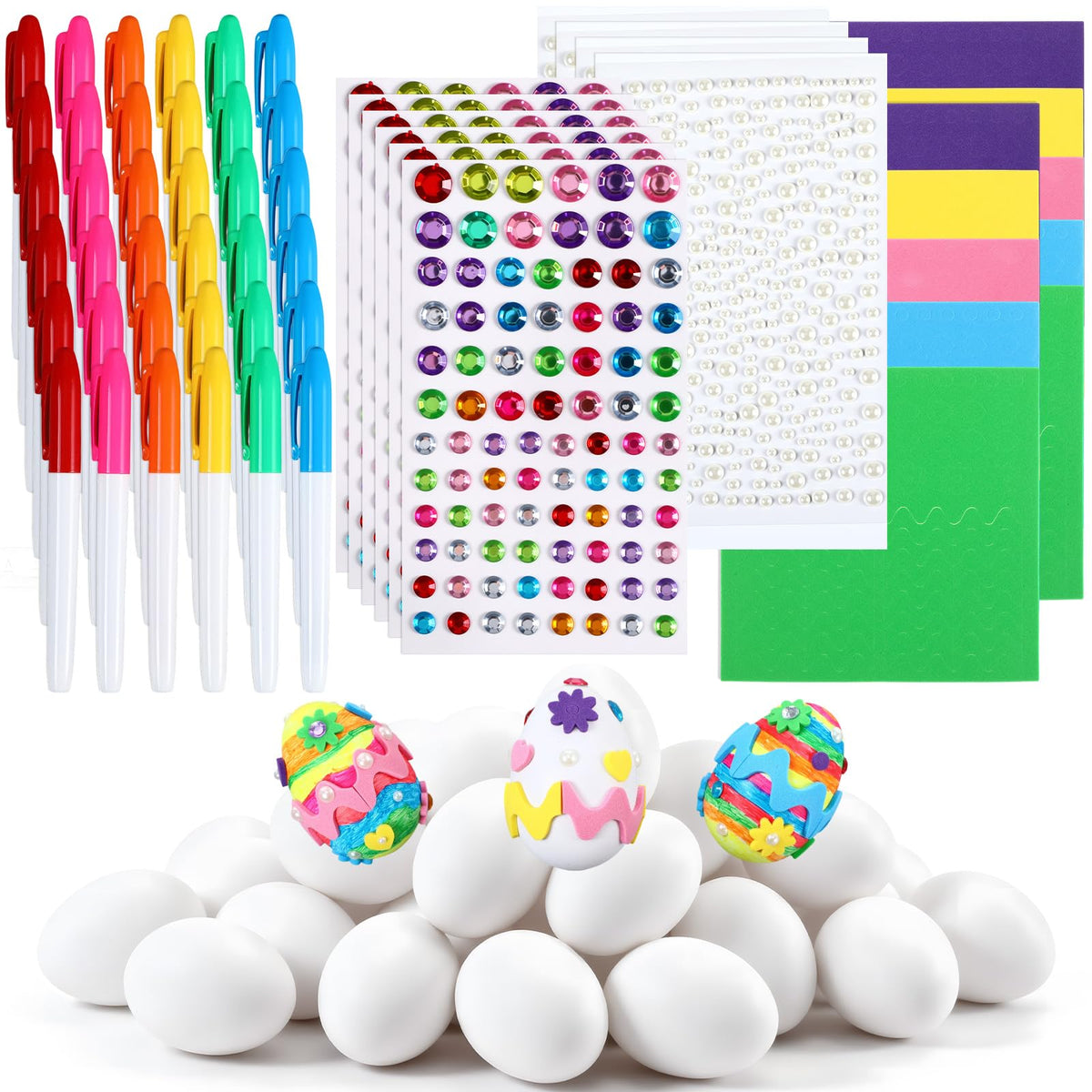 Civaner Easter egg decorating kit packaging with full set for easy at-home decorating