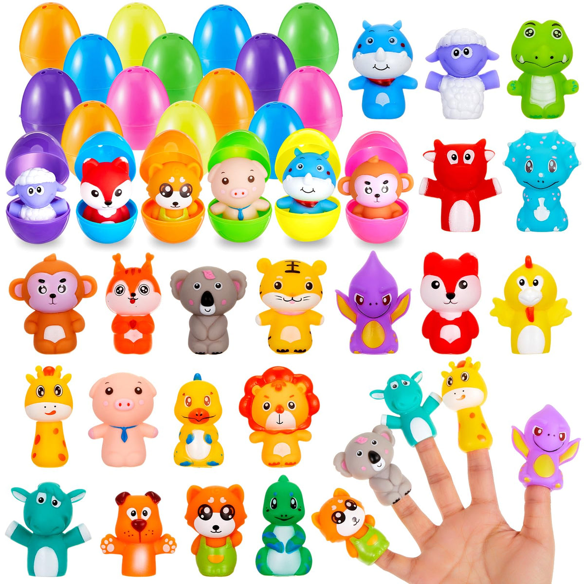 Civaner Easter eggs in a colorful pack for vibrant egg hunts and baskets