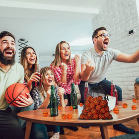 Civaner mini basketball decor for parties and classroom setups.