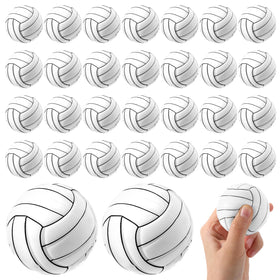 Civaner mini volleyball stress ball held in hand for desk stress relief.