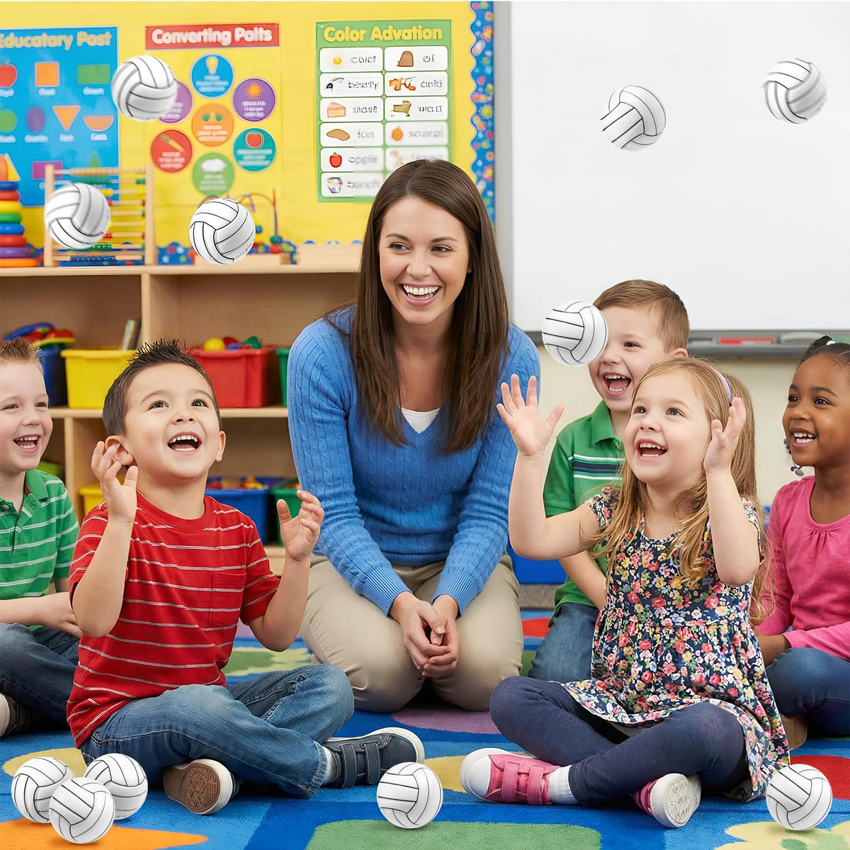 Civaner white-and-black ball suitable for classroom rewards.