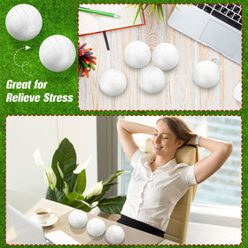 Civaner mini volleyball stress ball, white, 30-count pack for party favors.