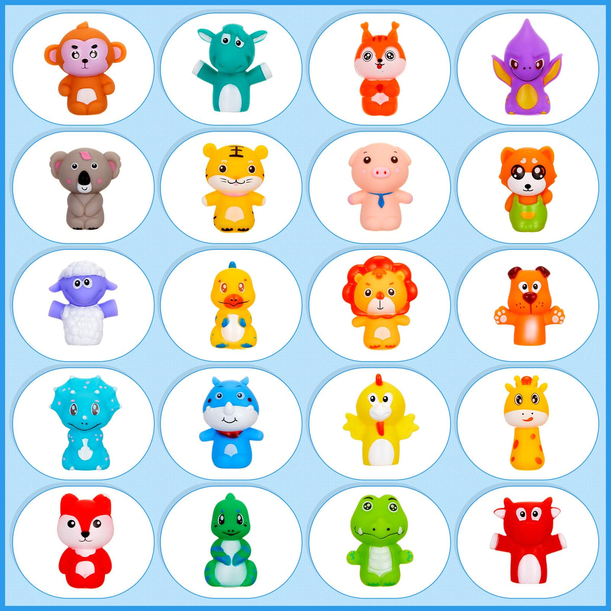 Civaner plush finger puppets with soft texture for comfortable finger play