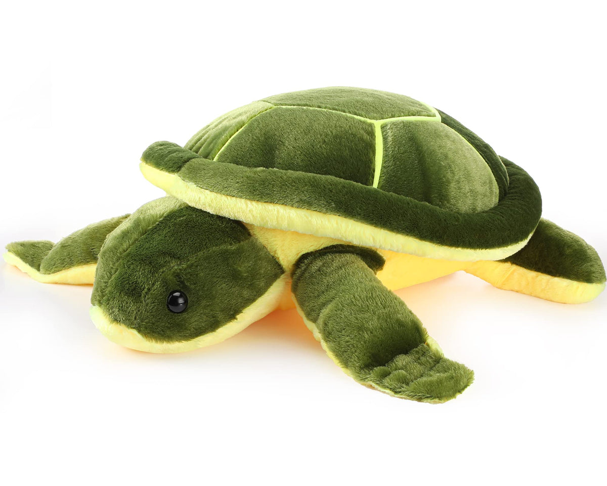 Civaner sea turtle plush face close-up showing cute eyes