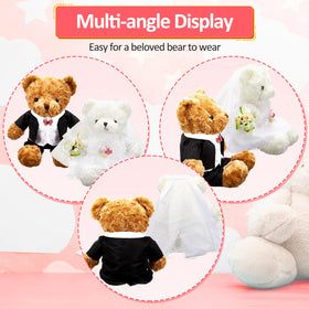 Civaner soft fabric bear clothes pack offers lightweight, durable playwear for long-lasting use