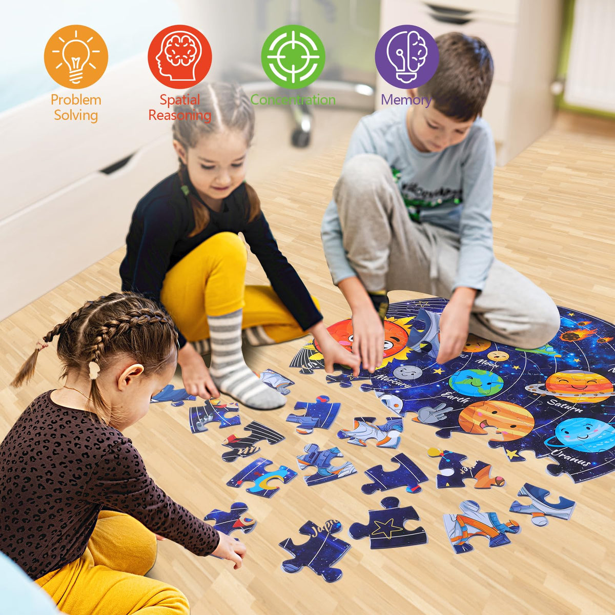 Civaner solar-system puzzle gift-ready box for easy gifting