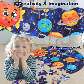 Civaner solar-system puzzle includes 1:1 scale instructions