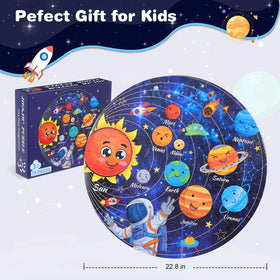 Civaner solar-system puzzle child assembling promotes hand-eye coordination