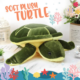 Civaner turtle body pillow in giant size ideal for leaning