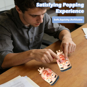 CIYOJA ASMR-friendly toy delivers soft silicone visuals for relaxing sessions.