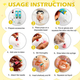 CIYOJA Pimple Popping Squishy refill kit contents highlight complete endless popping options