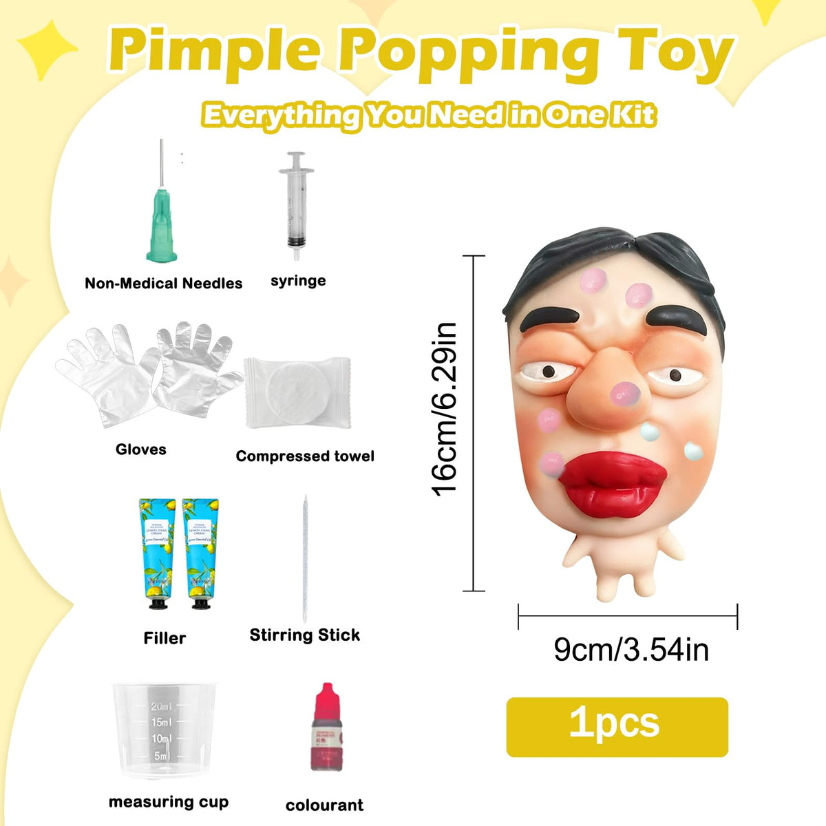 CIYOJA PoutFace large size enables soft silicone squeezing calm