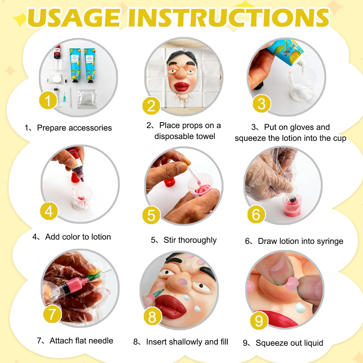 CIYOJA PoutFace refill kit included for endless popping fun