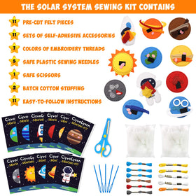CiyvoLyeen astronaut and rocket patterns for beginner sewing fun.