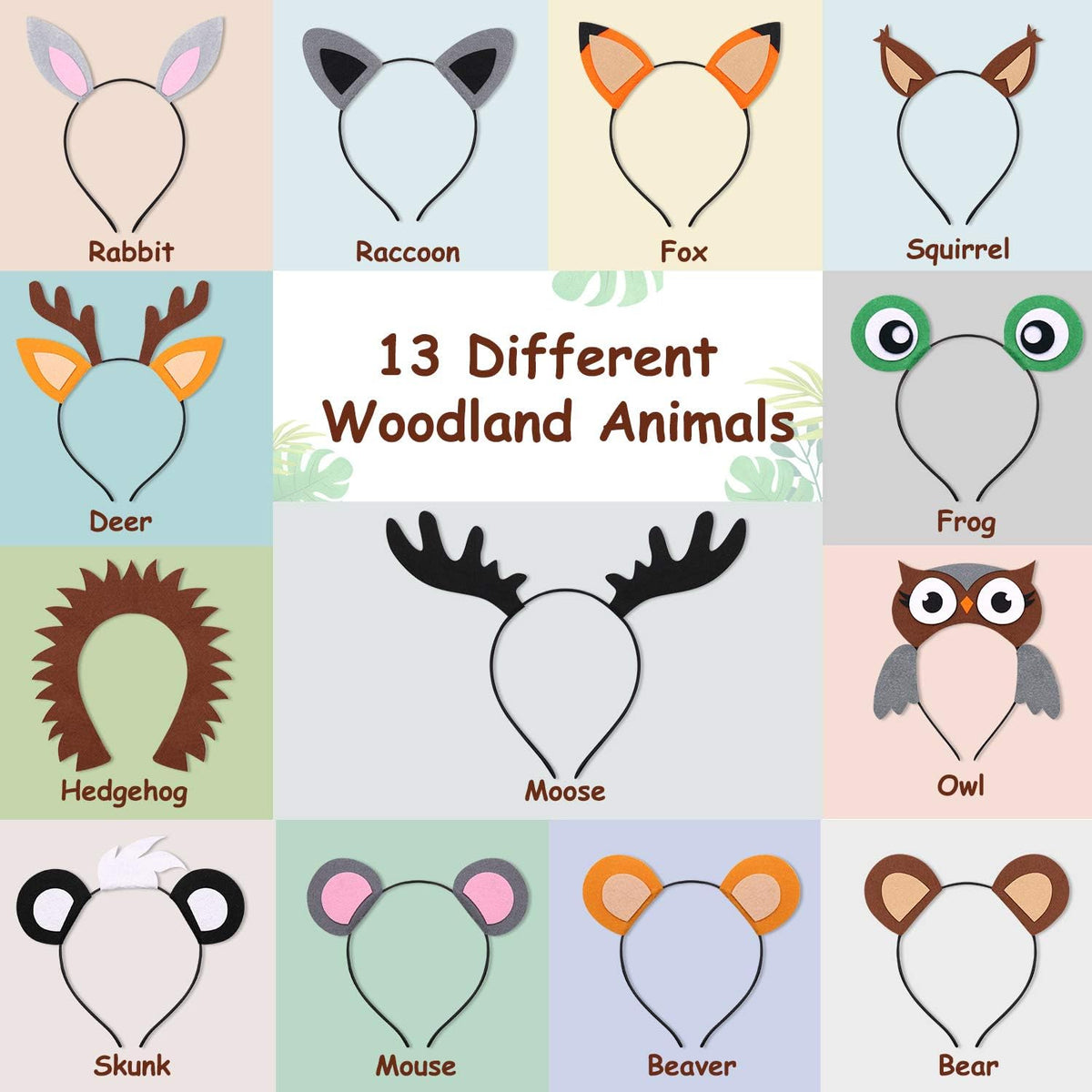 CiyvoLyeen bear woodland headband perfect for baby showers and kids' parties.