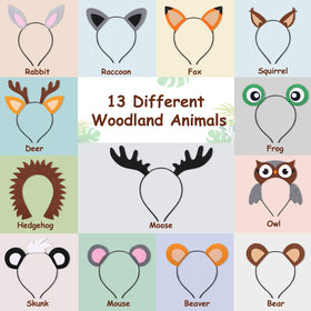 CiyvoLyeen bear woodland headband perfect for baby showers and kids' parties.