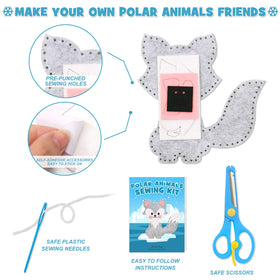 CiyvoLyeen embroidery thread and stuffing ready to bring plush characters to life.