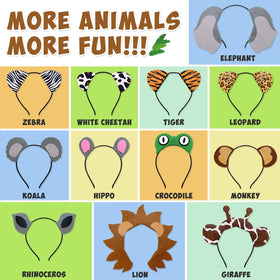 CiyvoLyeen jungle headband with monkey for lively party mementos.