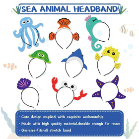 CiyvoLyeen sea jellyfish headband brightens seaside parties and photo props