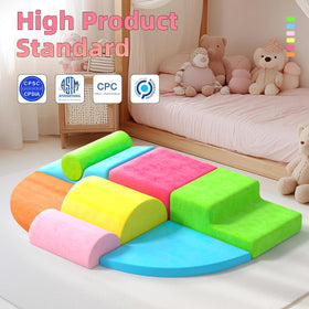 cjdropshipping rainbow colored blocks encourage color recognition during play