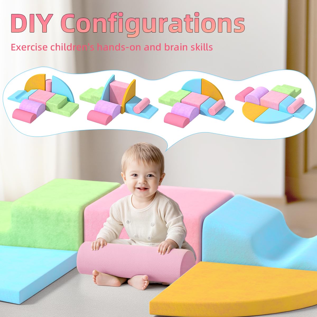 cjdropshipping removable machine-washable covers for easy cleanup after active sessions