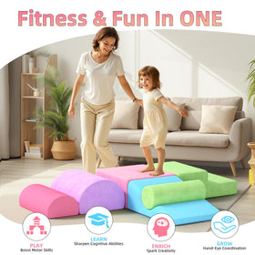 cjdropshipping 8-piece set stays sturdy with elastic foam after climbing