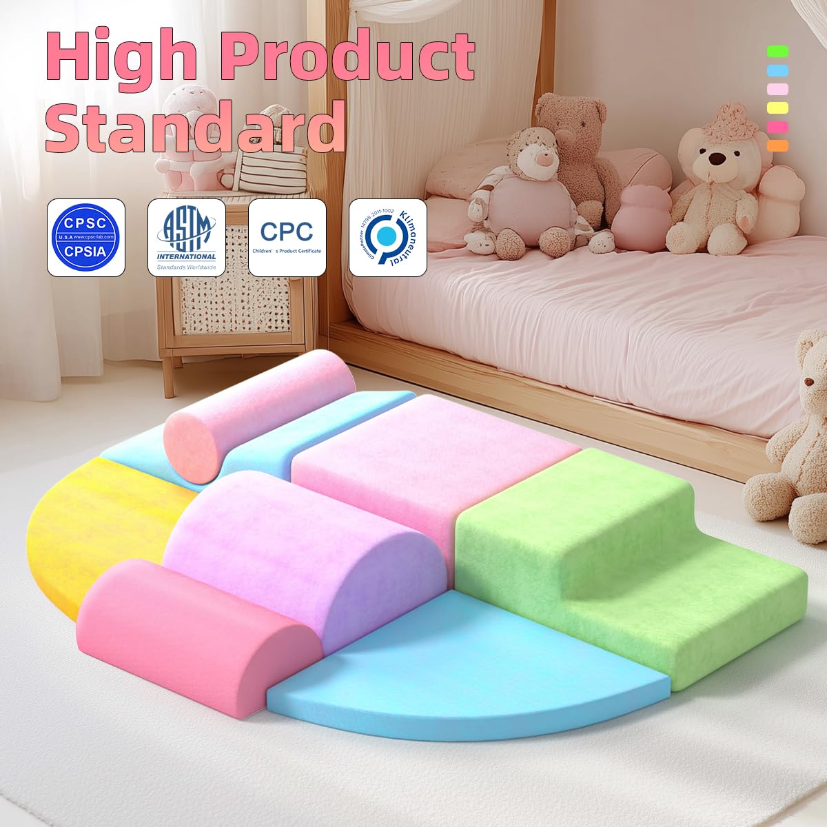cjdropshipping soft foam modules highlight vivid colors that help color recognition