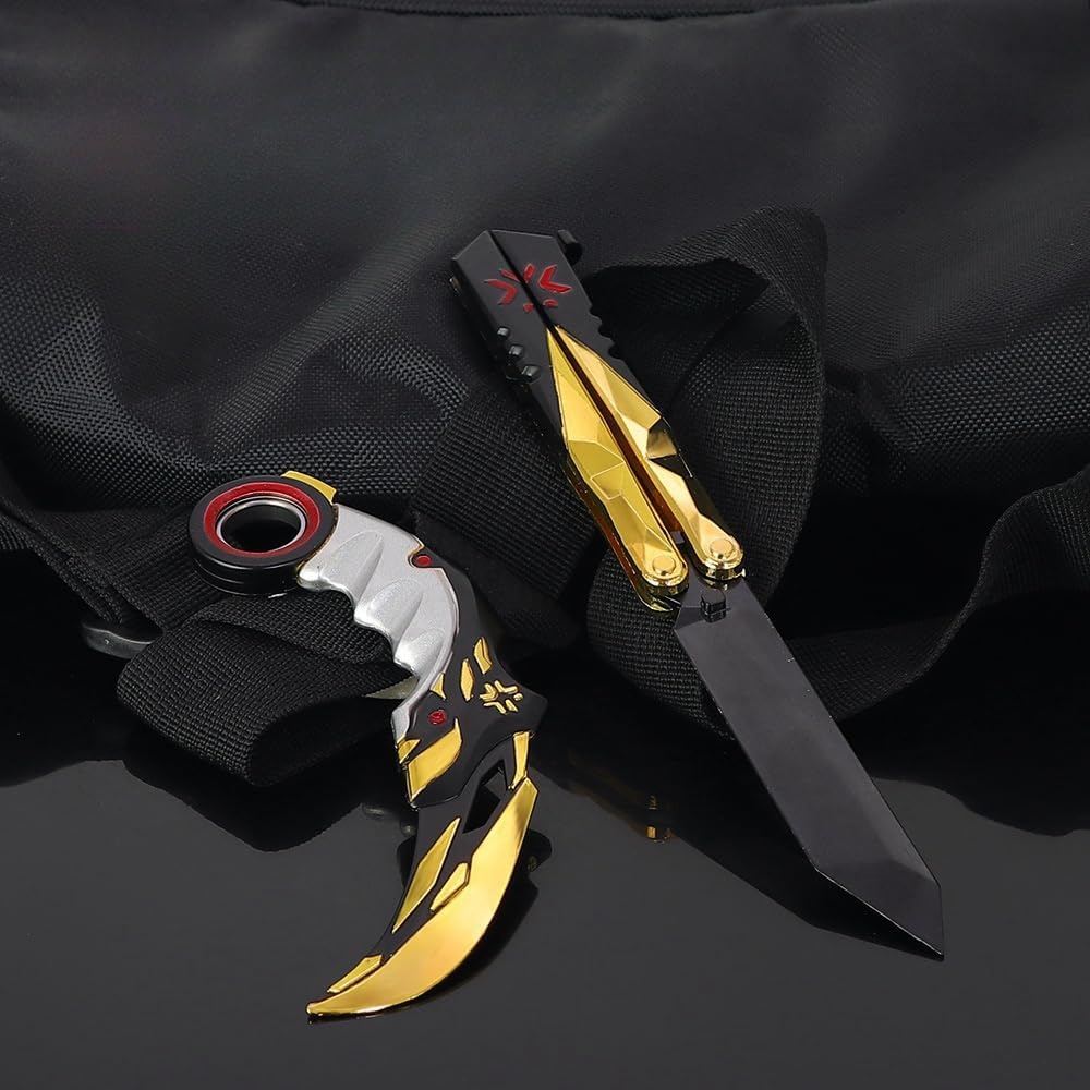 CKHOF Valorant Champion Karambit 16cm blade, compact collector piece.