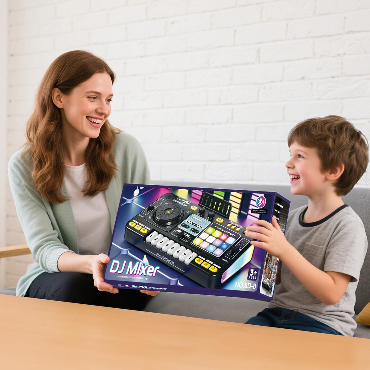 CL FUN DJ Mixer gift-ready packaging for easy gifting.