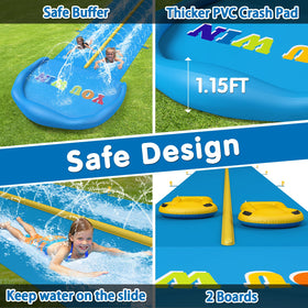 Soap recommended to improve glide on CL FUN water slide