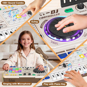 CL FUN microphone adds pretend karaoke and voice play opportunities.