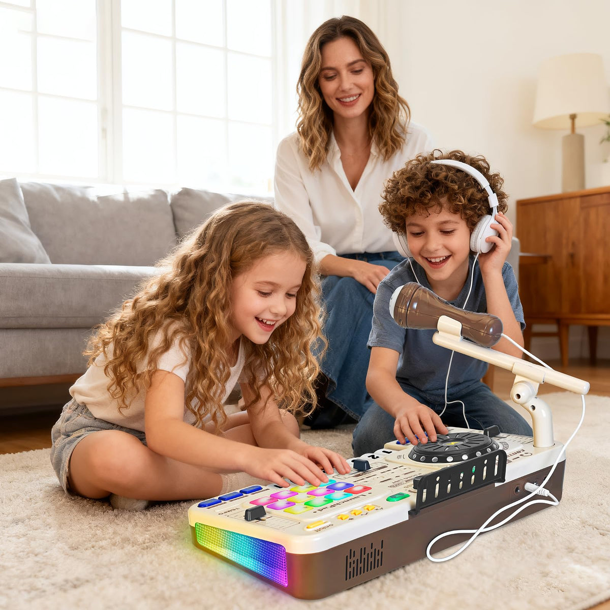 CL FUN recording feature lets kids capture loops and ideas.