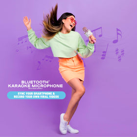Claire’s microphone control panel highlights separate music and voice volume controls