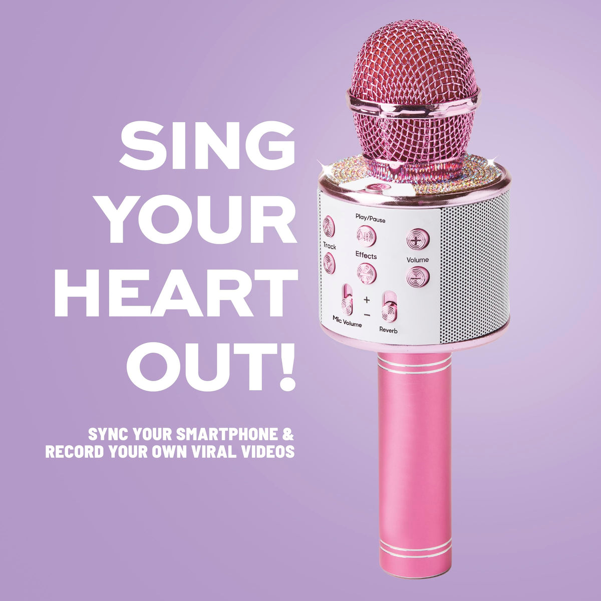 Claire’s portable karaoke on the go, ready for travel and playdates