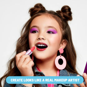 Claire's Ultimate Makeup Kit liquid eyeshadows provide vibrant color with easy blending.