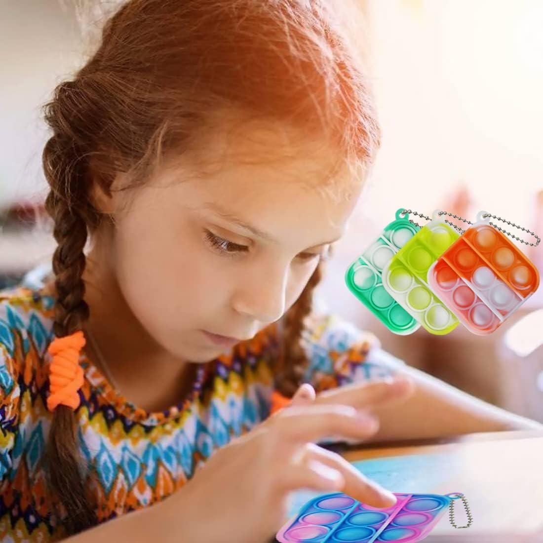 Clanam reusable pop fidget toy easy to clean anywhere