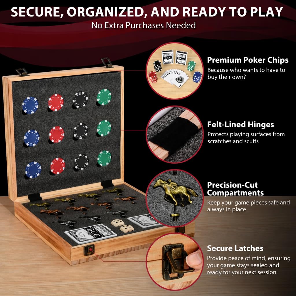 Classic Decor premium chips set for authentic betting options